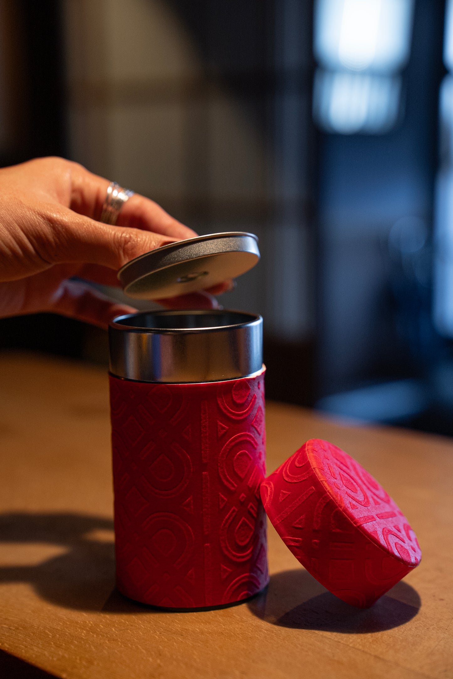 Ukigami Echizen Washi Tea Canister