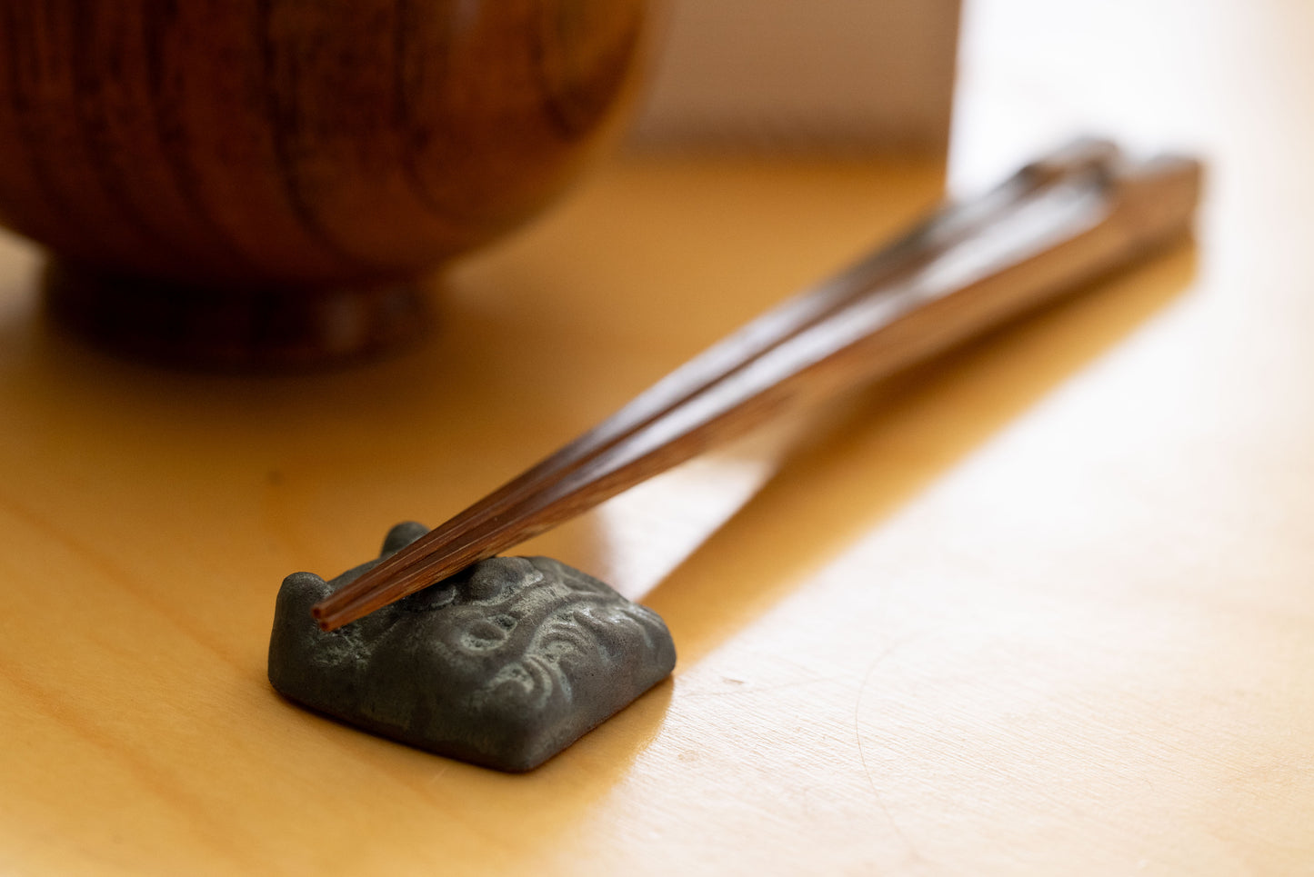 Oni-Gawara Chopstick Rest by Echizen Seramica